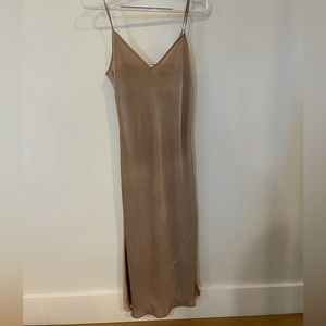 Wilfred Slip Dress in Champagne - XS